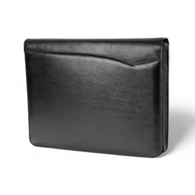 A4 formāta konferenču mape ar rāvējslēdzēju no īstas ādas. 24 EL-4-1F