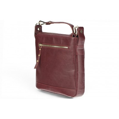 Klasiskā ādas plecu soma 32 EL-3-6BG_Gold