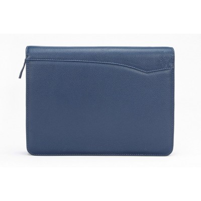 A4 formāta konferenču mape ar rāvējslēdzēju no īstas ādas. 24 EL-4-3F